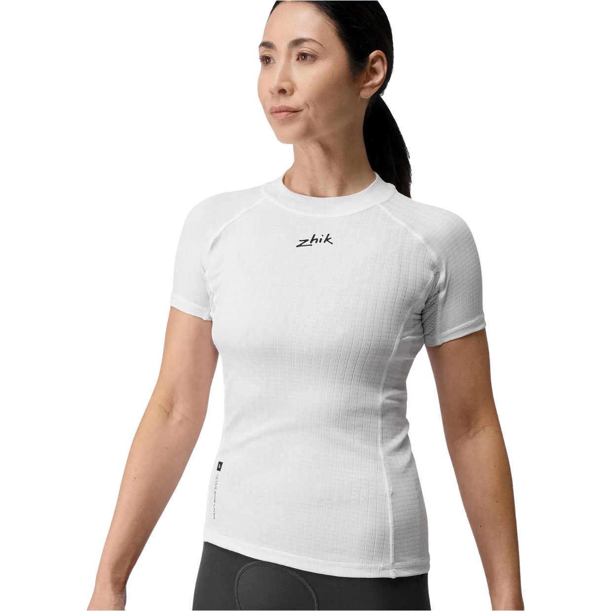 2026 Zhik Womens Active Base Layer Top DTP-0190-W-WHT - White